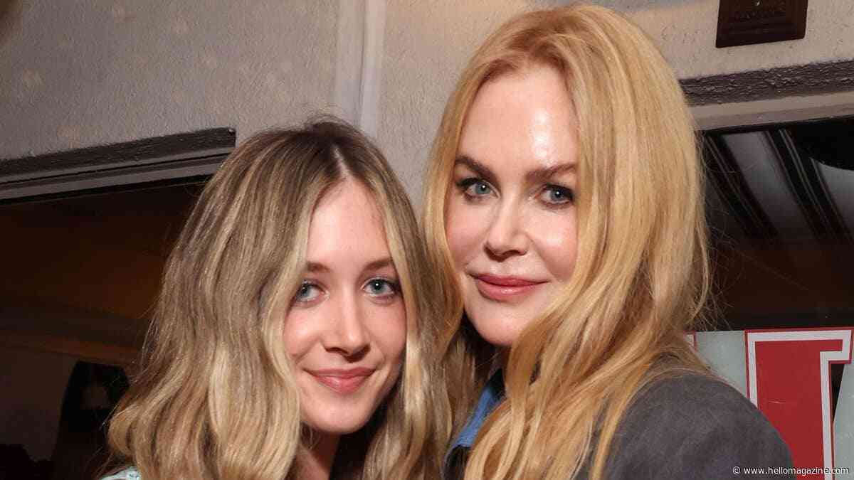 Nicole Kidman's model daughter Sunday makes rare public comment about close-knit family
