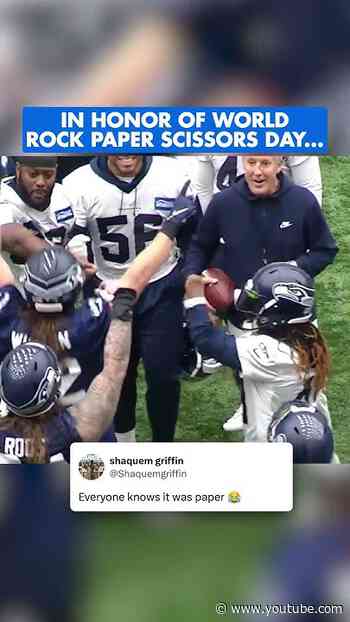 Throwback Thursday to the best game of rock, paper, scissors ever.