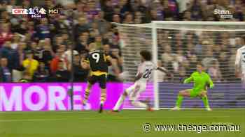 Haaland slams through stunning goal to seal win for City