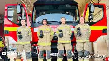 First all-female fire crew makes station history