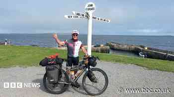 Man cycles UK coastline for hospice fundraiser