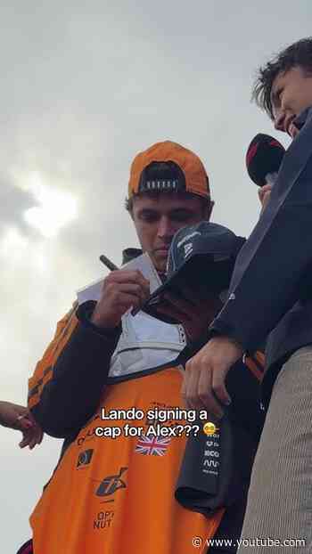 Who knew Alex was such a big fan??? 😅😉 #f1