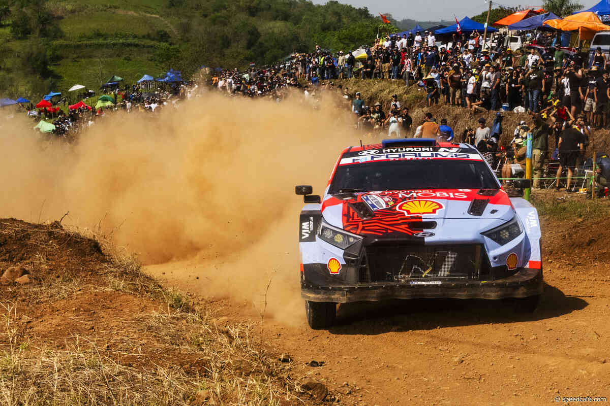Part-timer Paddon upstages WRC stars to sit second in Paraguay