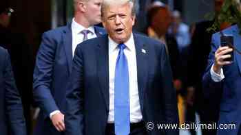 Trump eviscerates NYT reporter who claimed he is skipping 9/11 service at World Trade Center ...as trial for alleged plotter is thrown into crisis