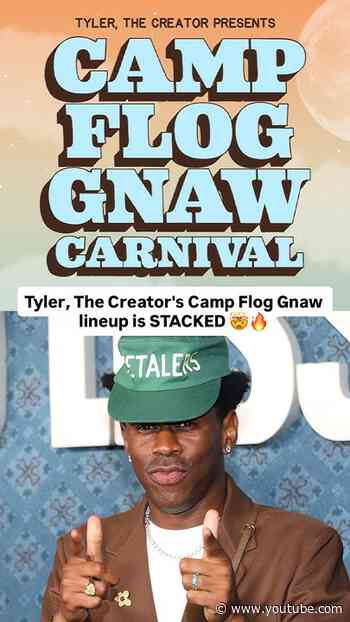 #TylerThe Creator always delivers with the lineups for Camp Flog Gnaw 🎡🔥