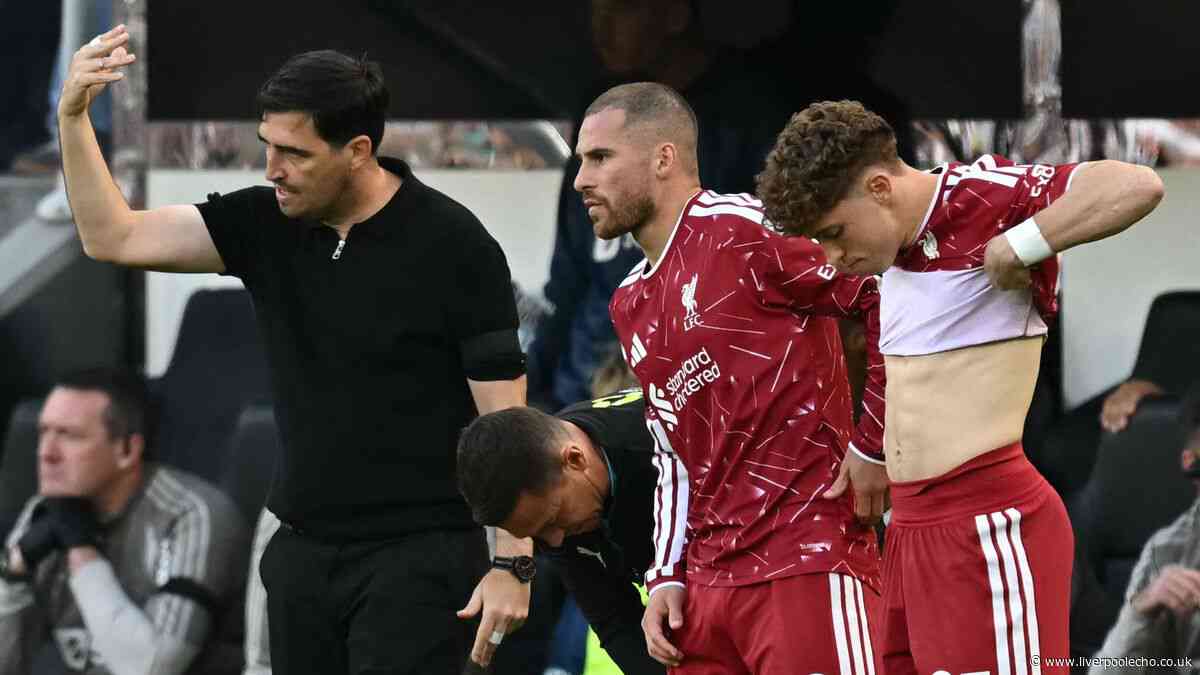 Liverpool line-ups vs Nottingham Forest as Alexis Mac Allister and Victor Munoz decisions made