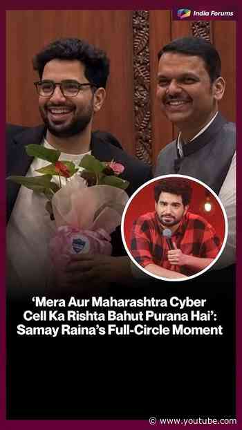 *Mera Aur Maharashtra CyberCell Ka Rishta Bahut Purana Hai:Samay Raina's Full-Circle Moment