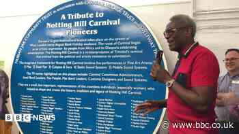 Plaque celebrates Notting Hill Carnival pioneers
