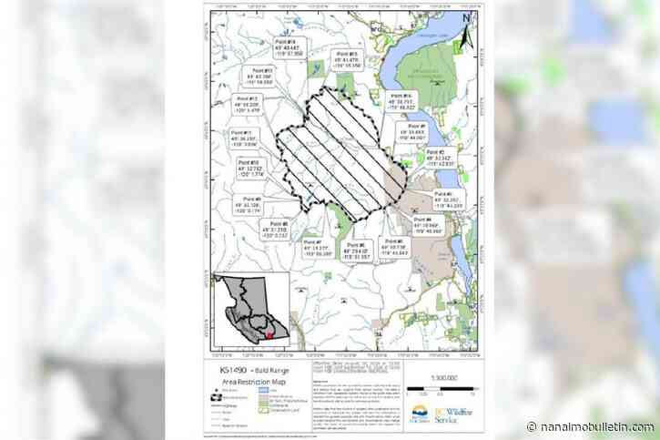 Bald Range wildfire prompts area restriction west of Summerland