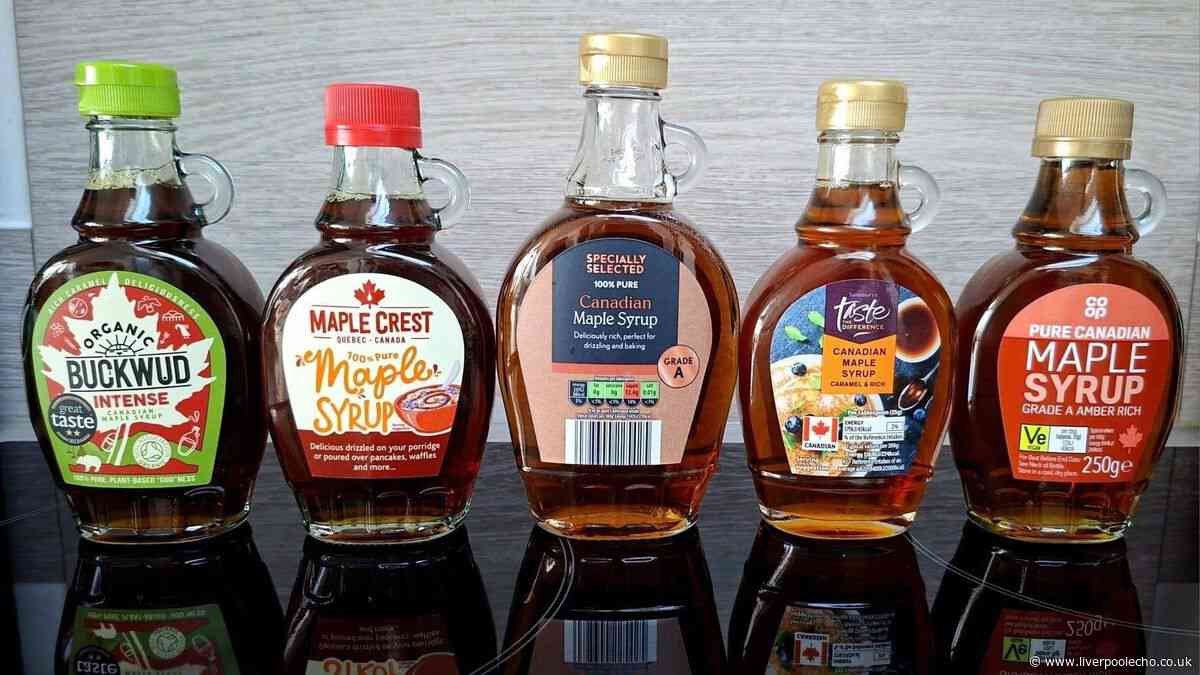 I compared supermarket own-brand maple syrups to Buckwud — one was best by a mile