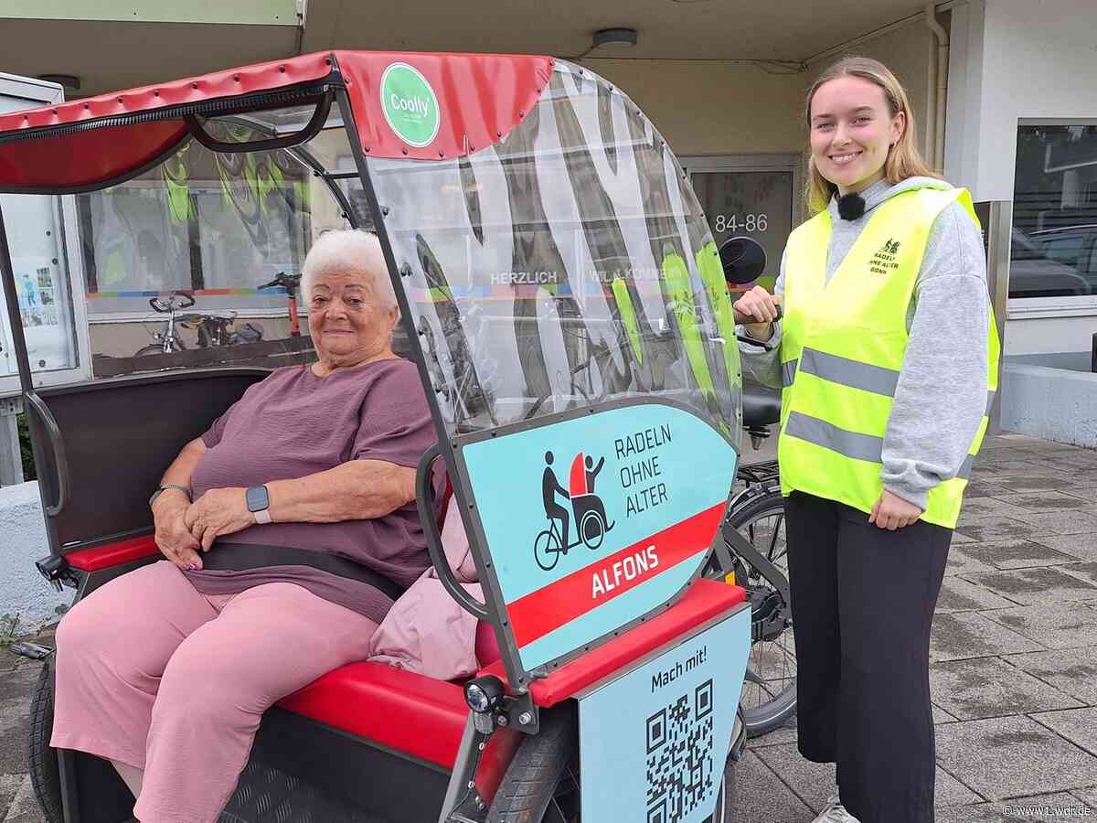 Jung hilft alt: Mit der Fahrradrikscha durch Bonn