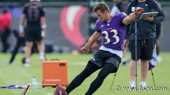Ravens to monitor kicker spot after 2 Loop misses
