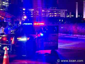 Window falls from Rainey St. high-rise, damaging cars and sending people running