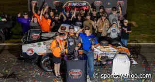 A dream come true: Hometown hero Teddy Hodgdon scores emotional first Modified Tour win at Stafford