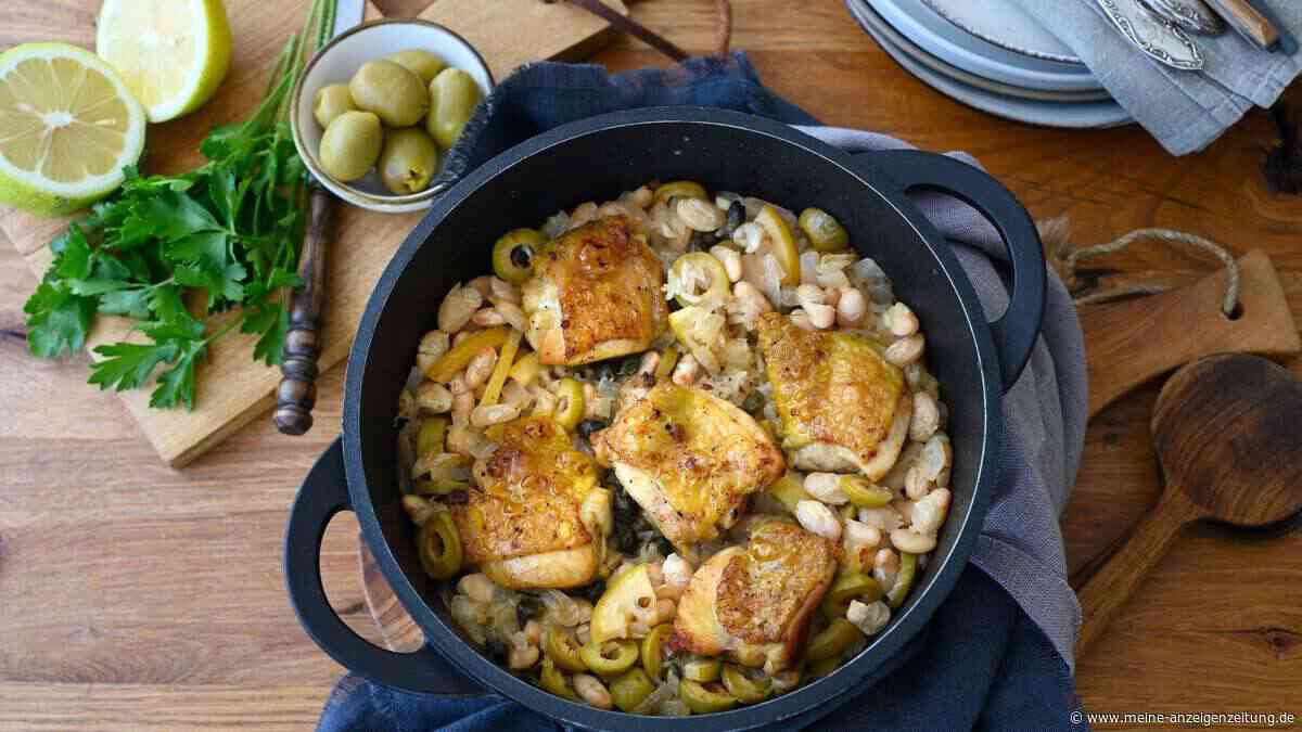 Sizilianisches One Pot Hähnchen aus dem Ofen