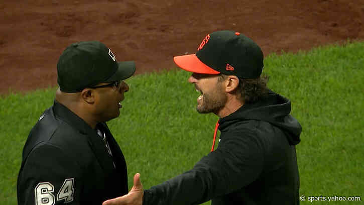 Giants' Tony Vitello, Logan Webb ejected after controversial call vs. D-backs