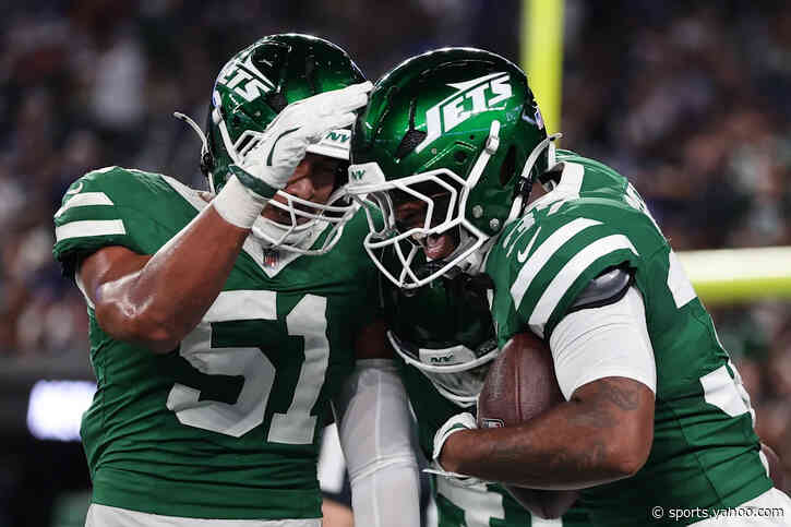 New-look Jets defense forces more preseason turnovers in electric first half against Giants