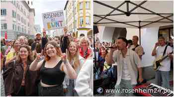 Antwort auf AfD-Kritik: Hunderte feiern spontanes Gratis-Konzert von Kaffkiez in Rosenheim