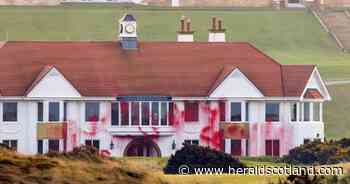 Activists who allegedly vandalised Trump Turnberry accused of 'terrorism connection'