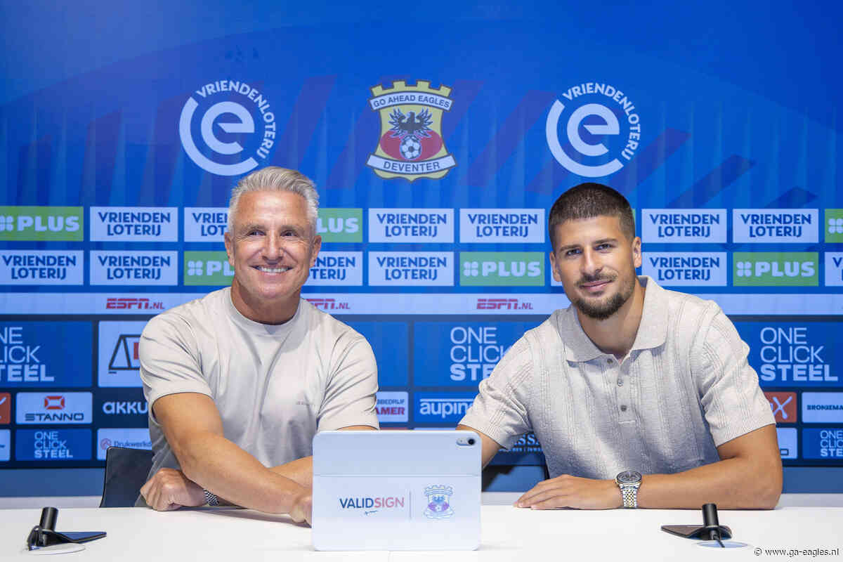 Tino Jukić tekent contract bij Go Ahead Eagles tot 2030