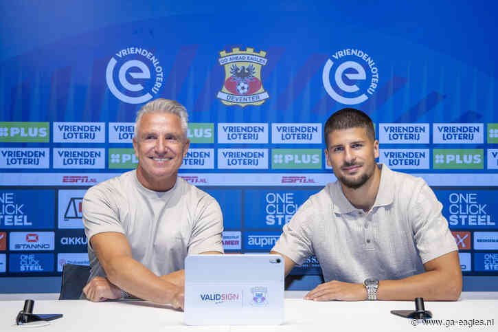 Tino Jukić tekent contract bij Go Ahead Eagles tot 2030