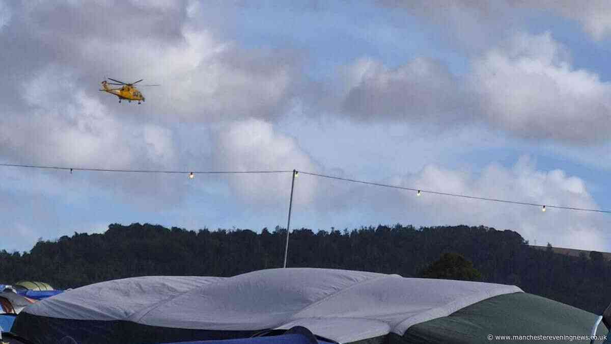 Man killed and six injured as sign falls at Big Church Festival in West Sussex