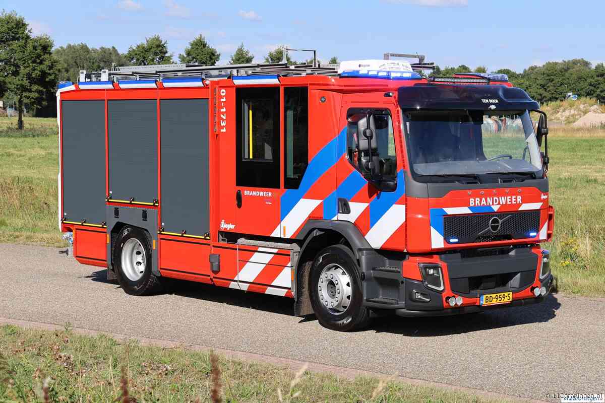 Ook een nieuwe tankautospuit voor Brandweer Ten Boer