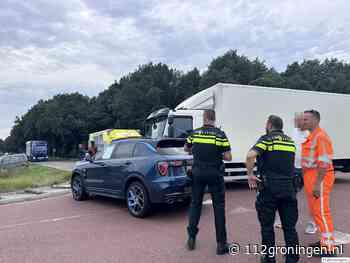 Fors ongeval Emergoweg/ D.H. Vinkersweg in Westerlee