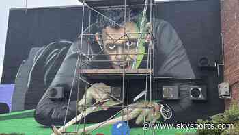 Scaffolding returns to site of viral O'Sullivan 'zombie-like' mural in Sheffield
