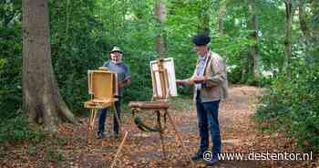 Chris (72) en Wim (75) schilderen samen dezelfde plek, toch is het resultaat nooit hetzelfde