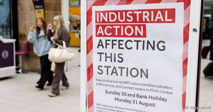 Warning of major disruption over Bank Holiday weekend because of strikes