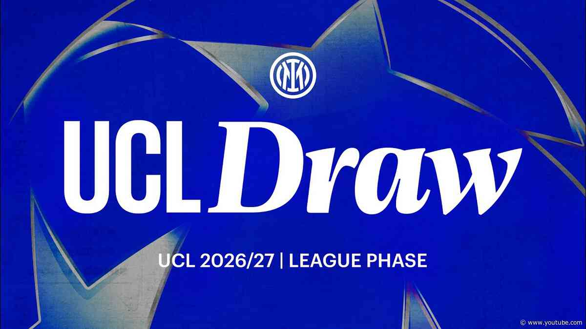 LIVE UCL | CHAMPIONS LEAGUE DRAW 2026/27 ⭐️⚫🔵