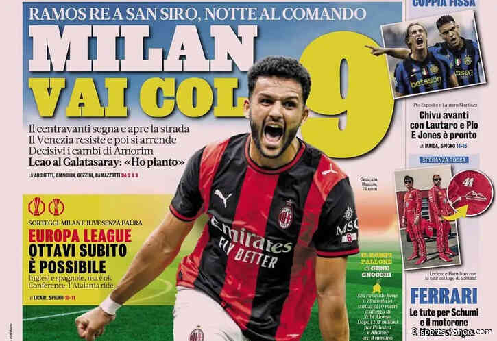 Today’s Papers – Ramos makes Milan smile, Napoli need miracle for new striker