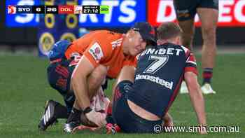 Walker in agony with injury