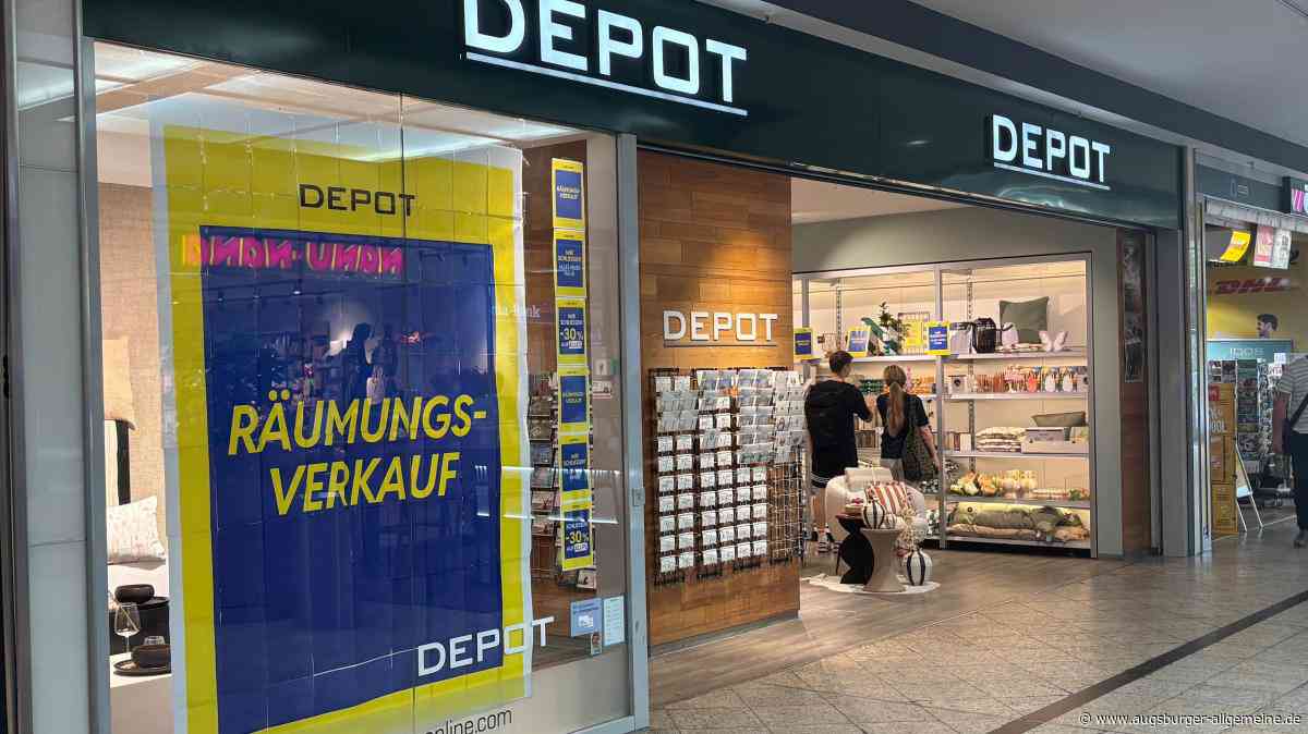 "Es war ein Schock": Depot-Filiale in der Augsburger City-Galerie muss schließen