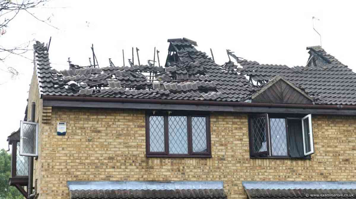 Yorkshire homes in flames after 'lightning strikes' during dramatic storm