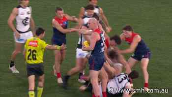 Demons robbed of goal by 'cheap shot'