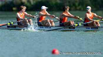 Nederlandse roeiers in de vierzonder verrassen en pakken in spannende finale zilveren medaille op de Bosbaan