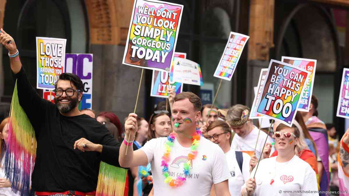 Manchester Village Pride LIVE as colourful parade takes over the city centre