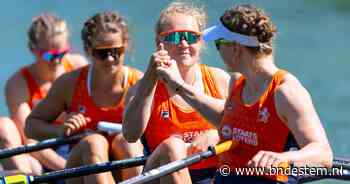 Vrouwen dubbelvier brengen Amsterdam in vervoering met goud op WK roeien, ook zilver en brons in vier-zonder