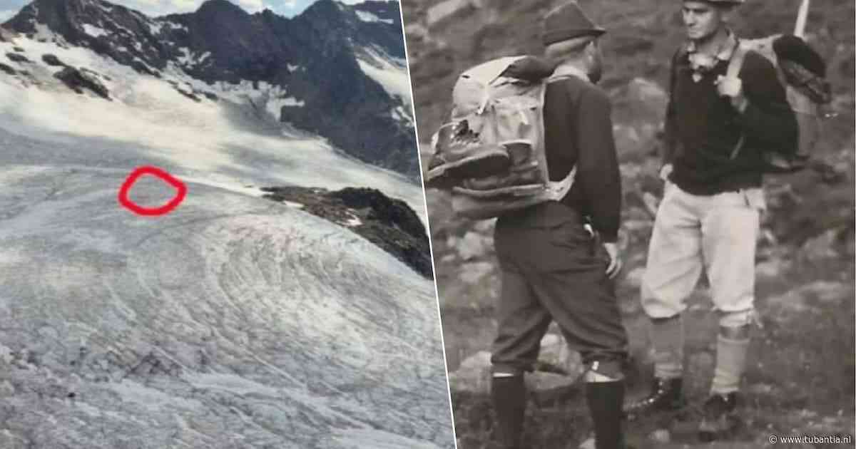 Alfred (86) krijgt rugzak terug die hij 63 jaar geleden in gletsjer achterliet om te overleven