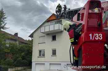FW Allensbach: Unwetterlage mit zahlreichen Einsätzen im Gemeindegebiet