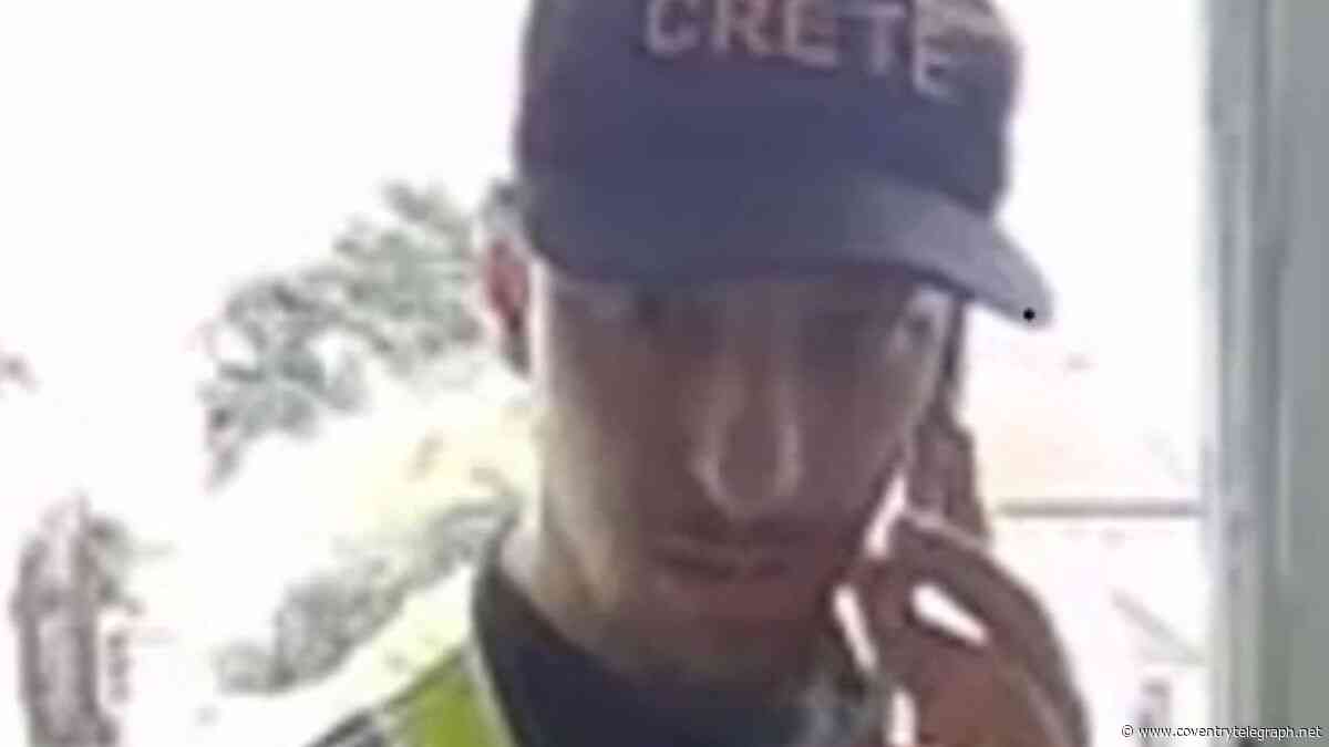CCTV appeal for man in hi-vis jacket and cap after burglary in West Midlands