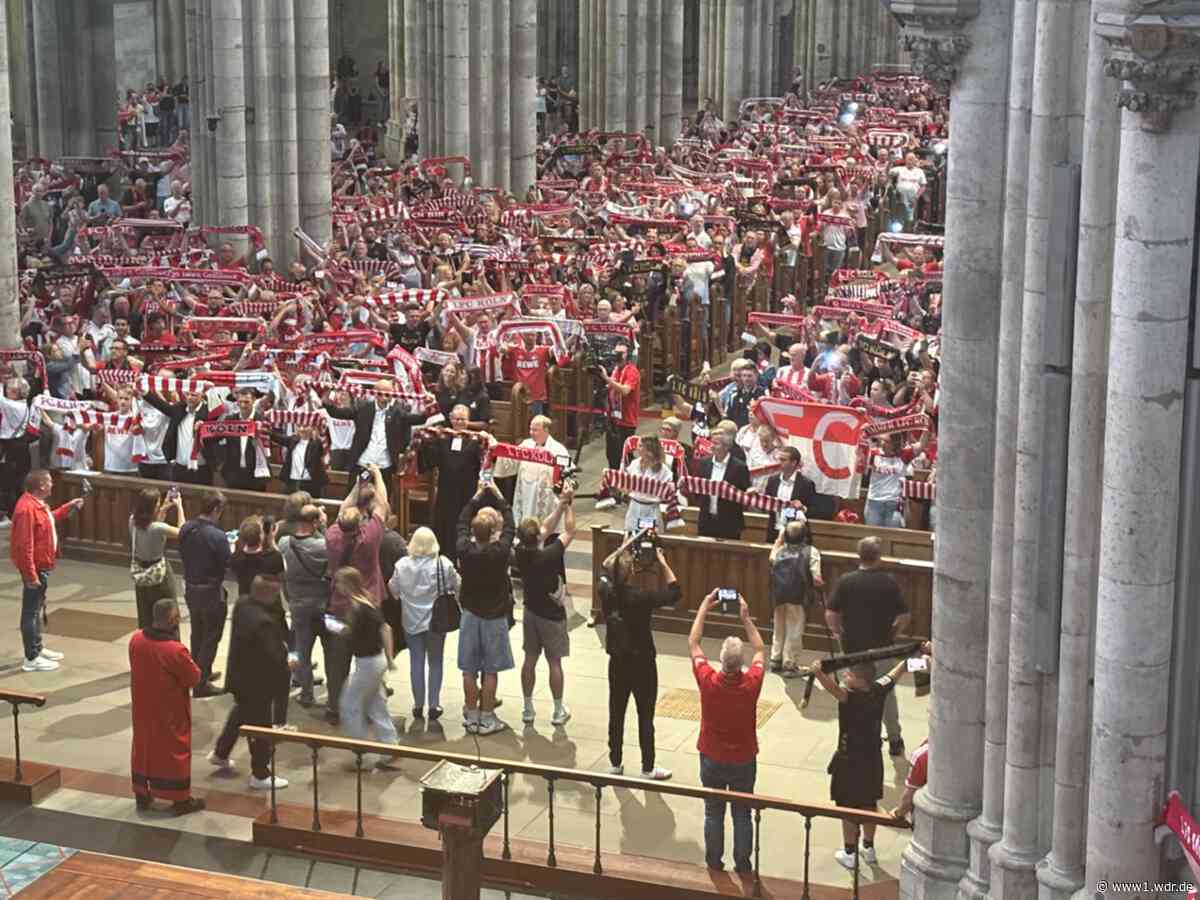 1. FC Köln: Andacht im Kölner Dom zum Bundesliga-Start