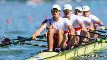 "Geiles Rennen!": Deutscher Doppel-Vierer holt WM-Silber