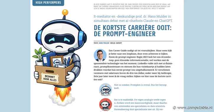 De kortste carrière ooit: de prompt-engineer