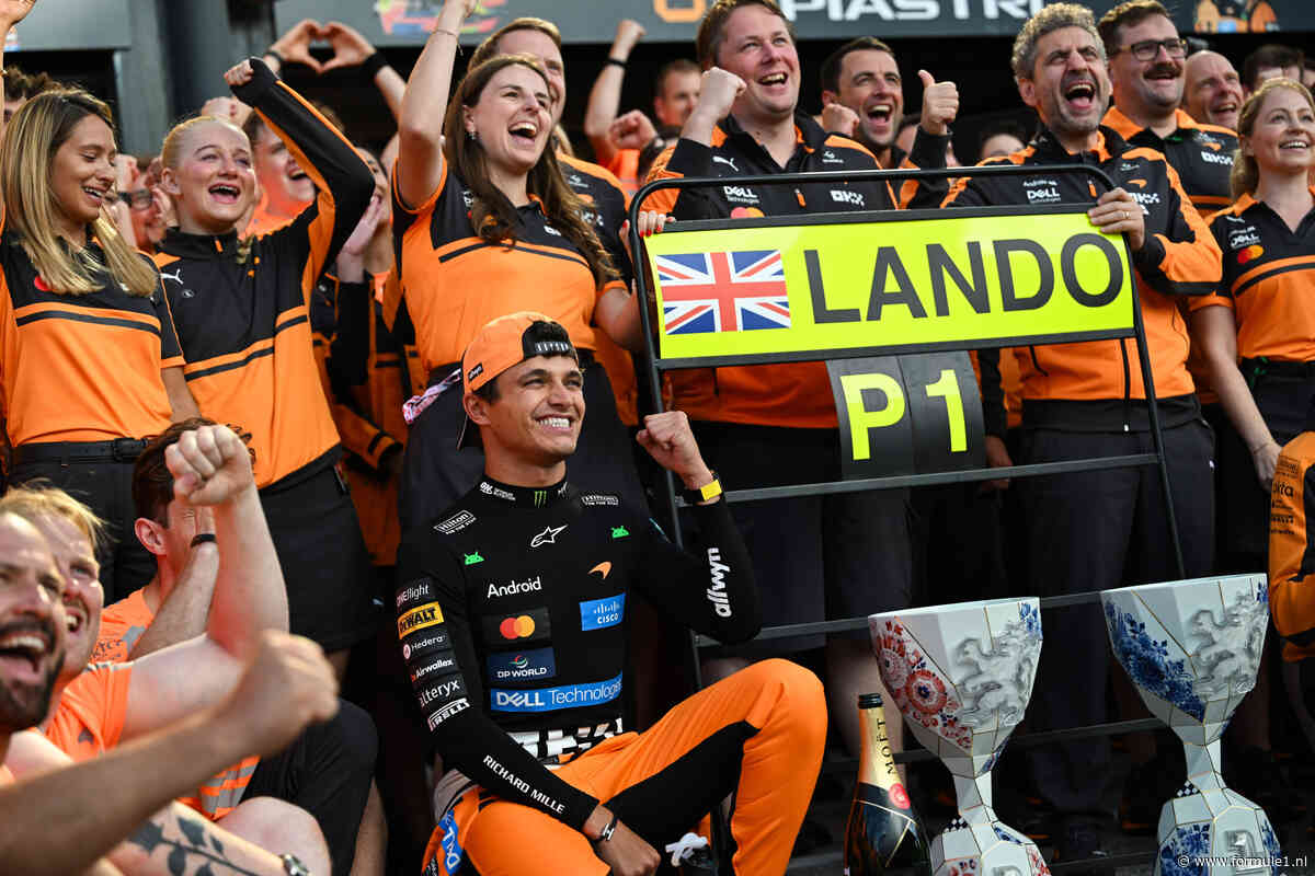 Norris verlengt tot en met 2030 bij McLaren: ‘Dit is mijn thuis’