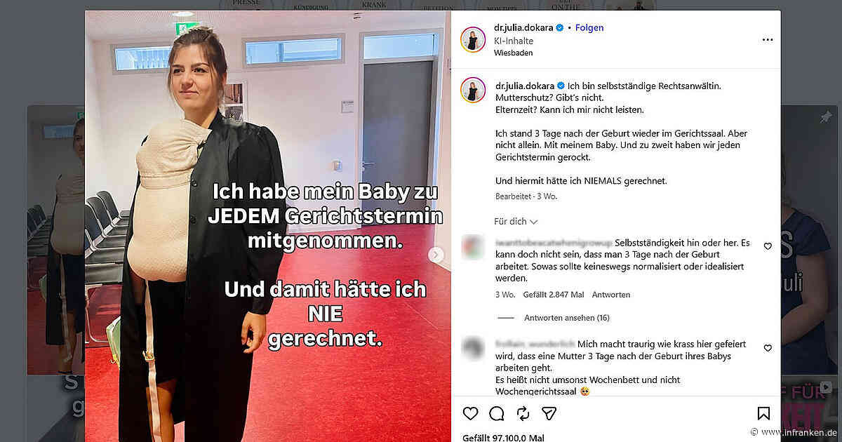 "Damit hätte ich nie gerechnet" - Anwältin stillt Baby vor Gericht