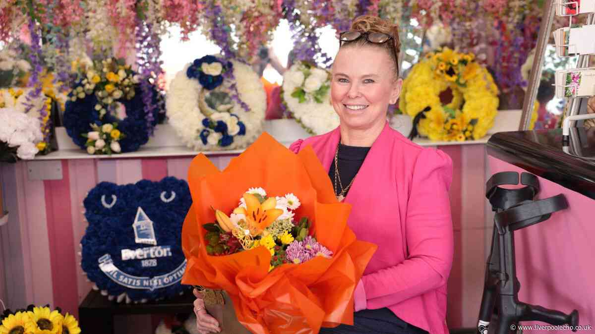 Liverpool florist says 'I've cried' as she honours her community in their darkest times