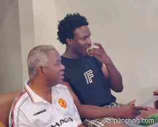 VIDEO: Chiwetalu Agu, son watch throwback movie scene featuring Patience Ozokwor